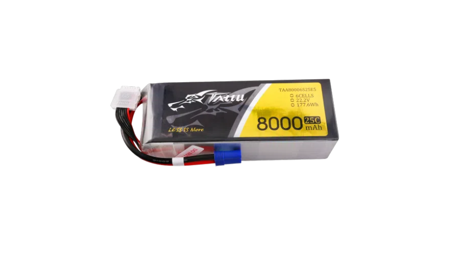 Tattu G-Tech 6S 8000mAh 22.2V 25C 无人机电池 UAV Battery